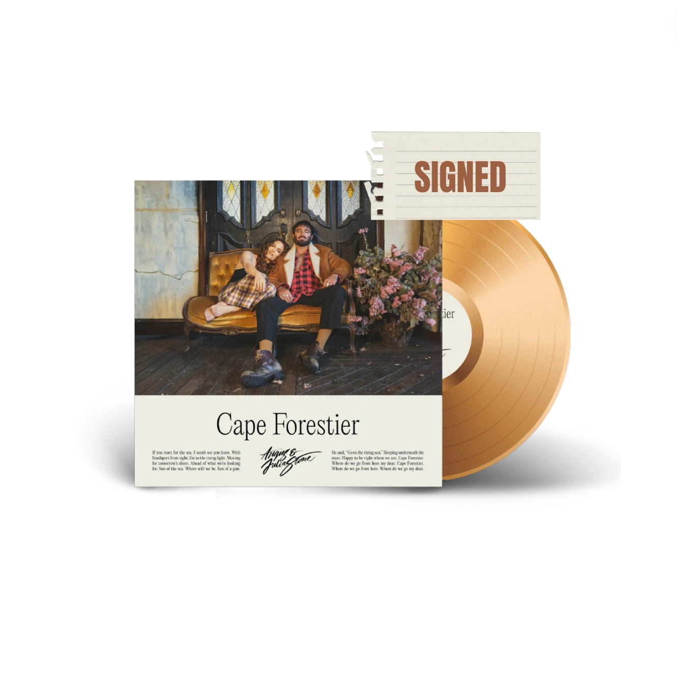 Cape Forestier Signed Gold LP - Yes Charlie Records