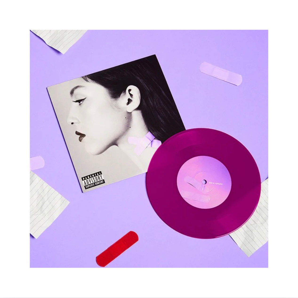 Vampire neon violet 7" LP [Import]