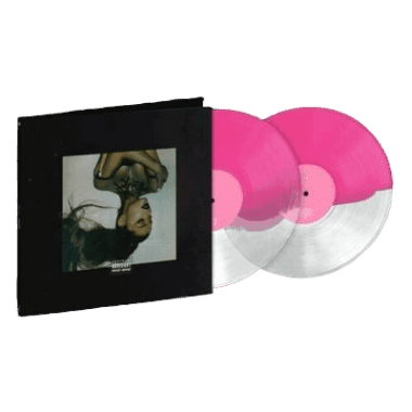 Thank You Next Limited Pink/Clear Split 2LP (Second Hand) - Yes Charlie Records