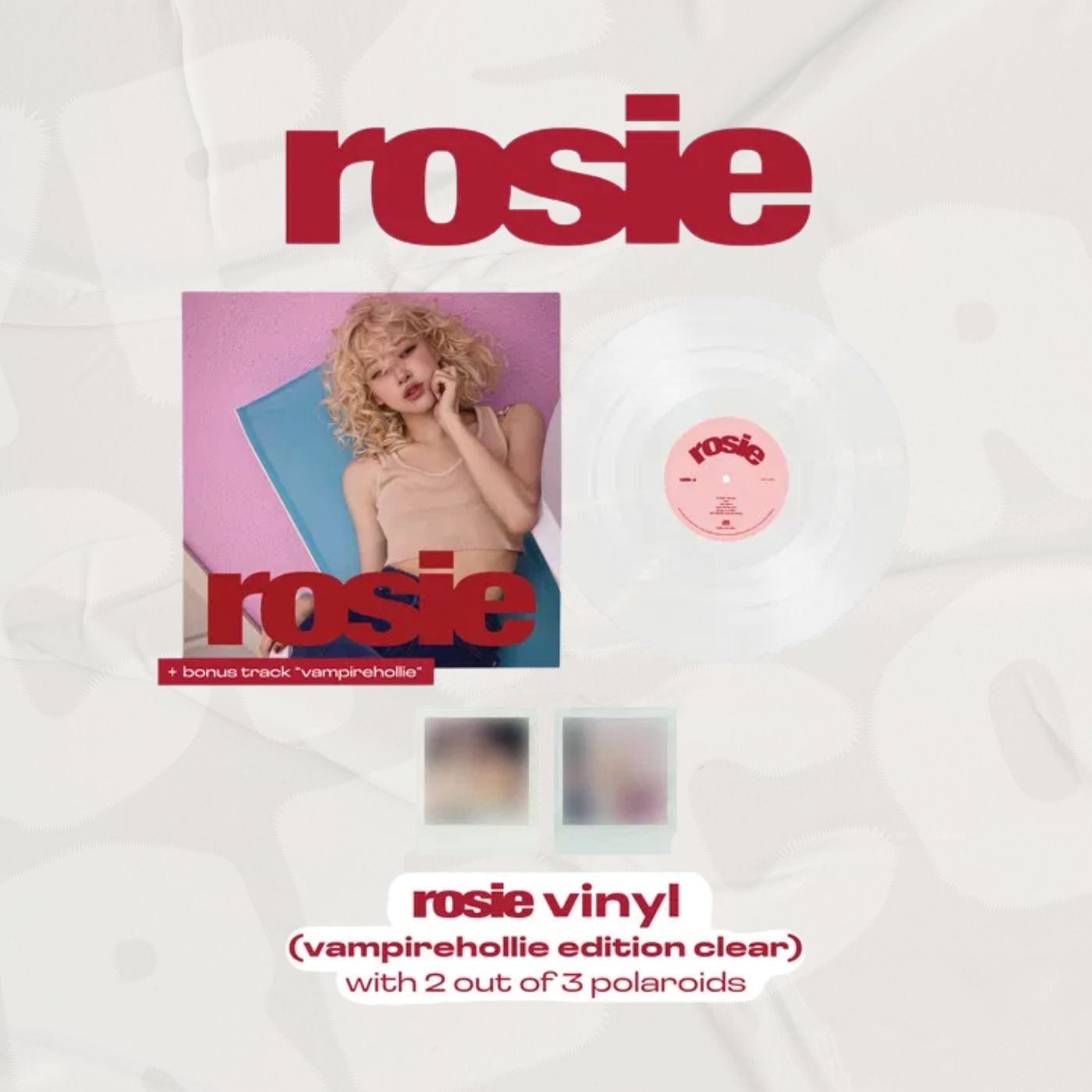 rosie Vampirehollie Edition Clear LP